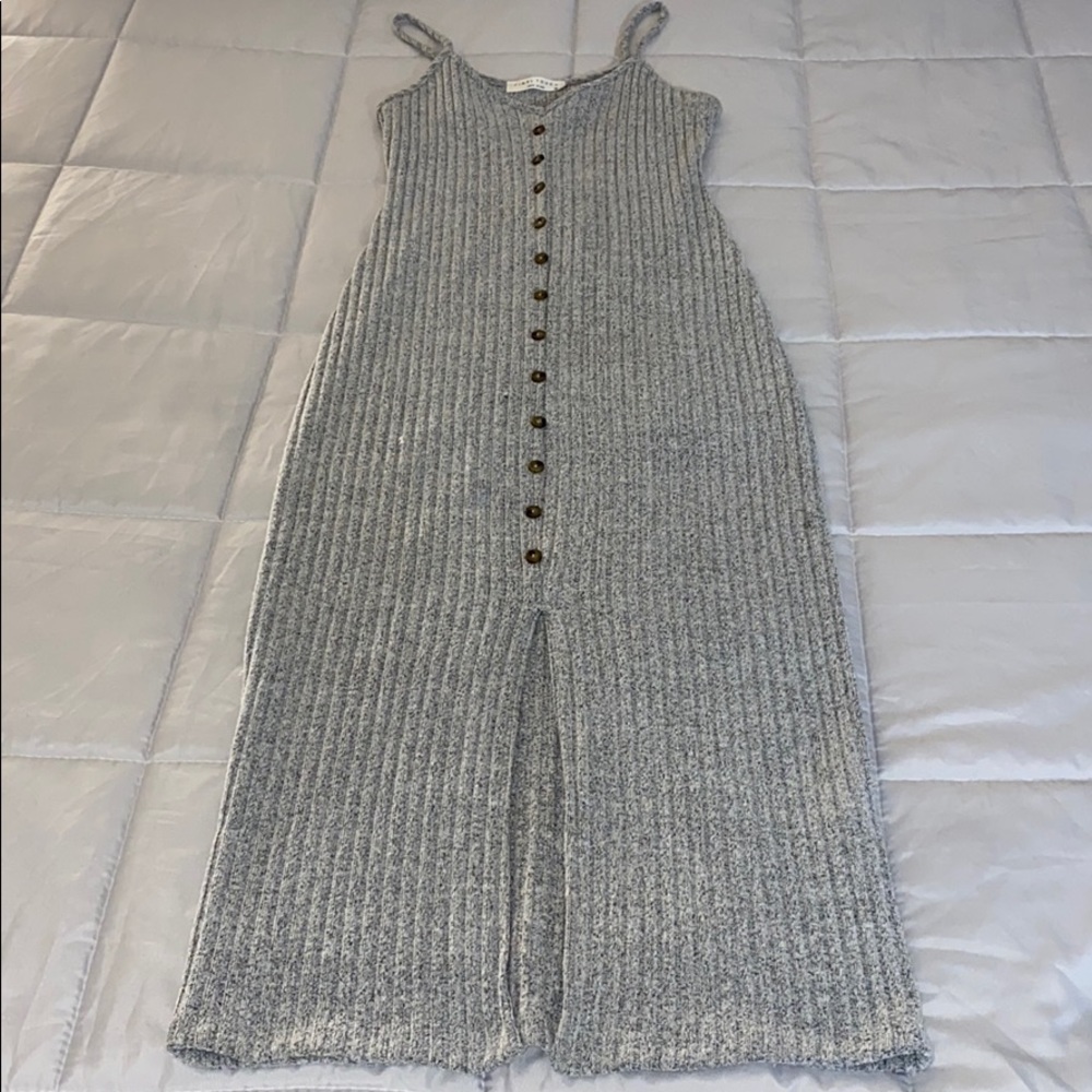 OOTDFASH midi length sweater dress
